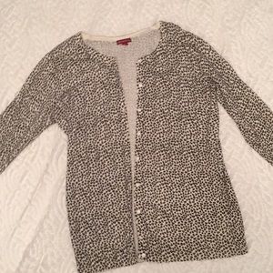 Women’s cheetah print cardigan